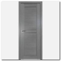 Дверь 2.75ХN Грувд серый, стекло графит