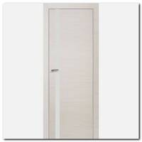 Дверь 6Z Эш Вайт Кроскут ст. белый лак, матовая алюминиевая кромка с 4х сторон
