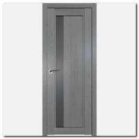 Дверь 2.71ХN Грувд серый, стекло графит