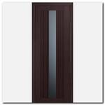 Дверь 53U Темно-коричневый матовый стекло графит