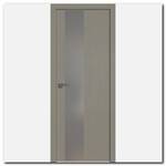 Дверь 5ZN Стоун, стекло серебро матлак, кромка ABS в цвет полотна с 4-х сторон