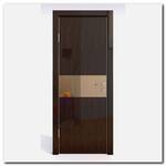 Дверь 501 Венге глянец с бронзовым зеркалом