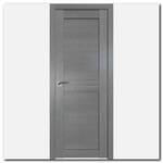 Дверь 2.55ХN Грувд серый, стекло матовое