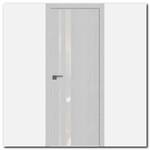 Дверь 16ZN Монблан, стекло белый лак, кромка ABS в цвет полотна с 4-х сторон