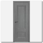 Дверь 58ZN Грувд серый, вертикальное направление структуры