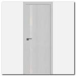Дверь 6ZN Монблан, стекло белый лак, кромка ABS ECLIPSE в цвет полотна с 4-х сторон