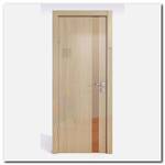 Дверь 507 Анегри светлый глянец с бронзовым зеркалом