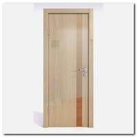 Дверь 507 Анегри светлый глянец с бронзовым зеркалом