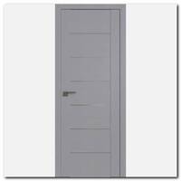 Дверь 2.07STP Pine Manhattan Grey, алюминиевые молдинги