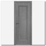 Дверь 50ZN Грувд серый, вертикальное направление структуры