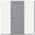 Дверь 2.50STP Pine Manhattan Grey стекло дождь белый